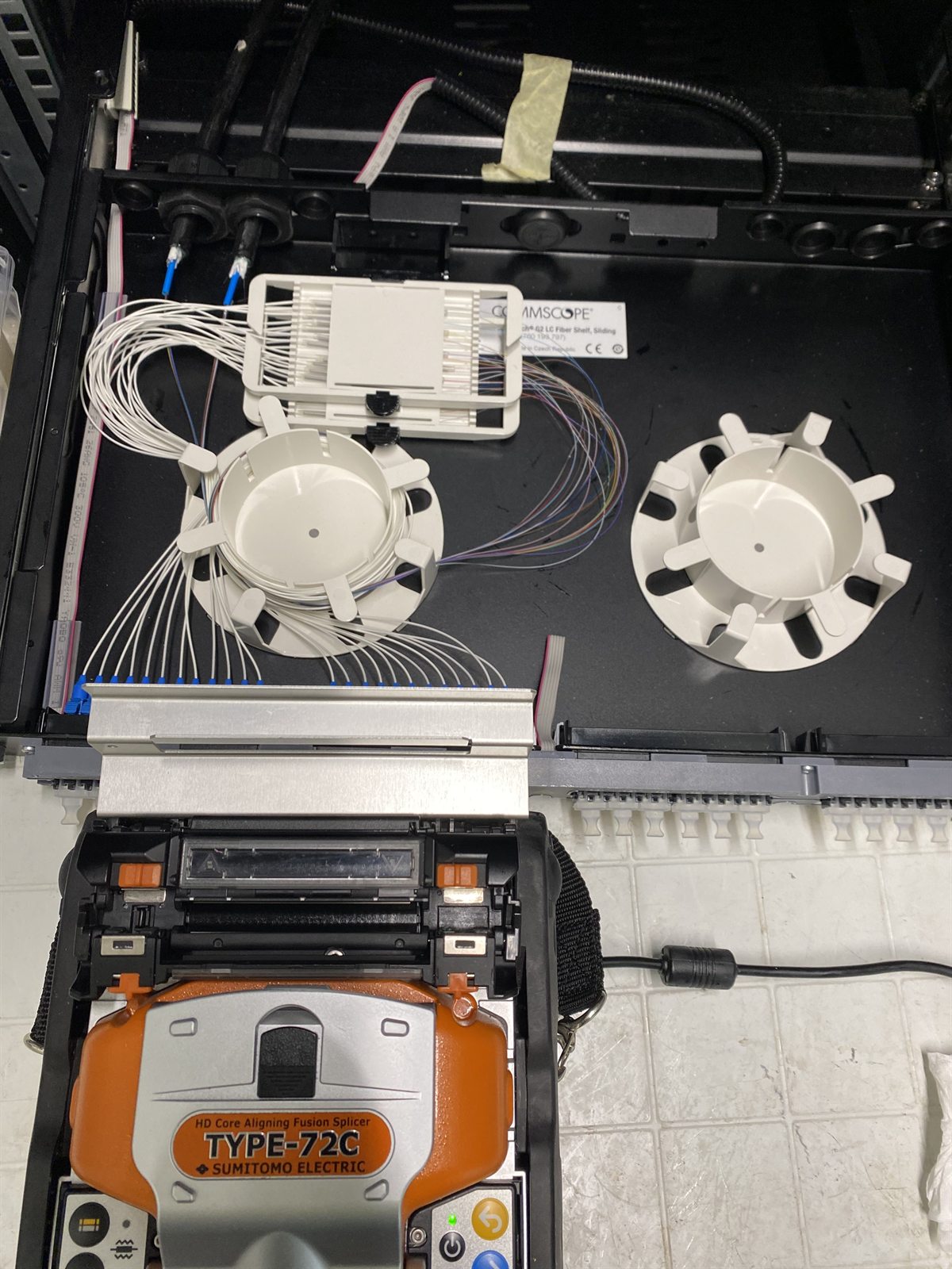 Fiber Optik Uygulamaları - TOGG Fabrikası - Fiber Füzyon Sonlaması 1